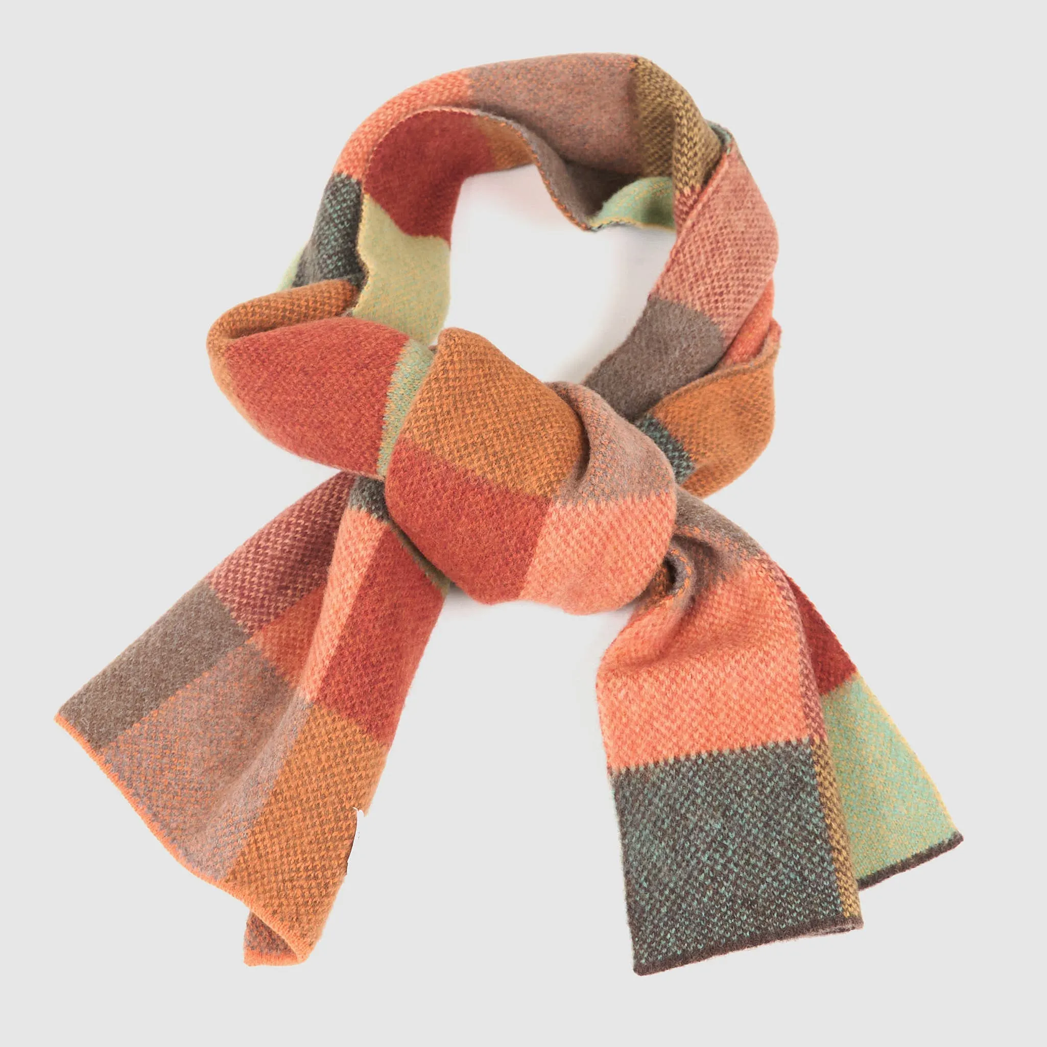 DeeCee style Multicolor Plaid Wool Scarf